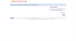 Desktop Screenshot of afriticket.com